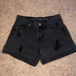 Articles of Society Black Jean Shorts